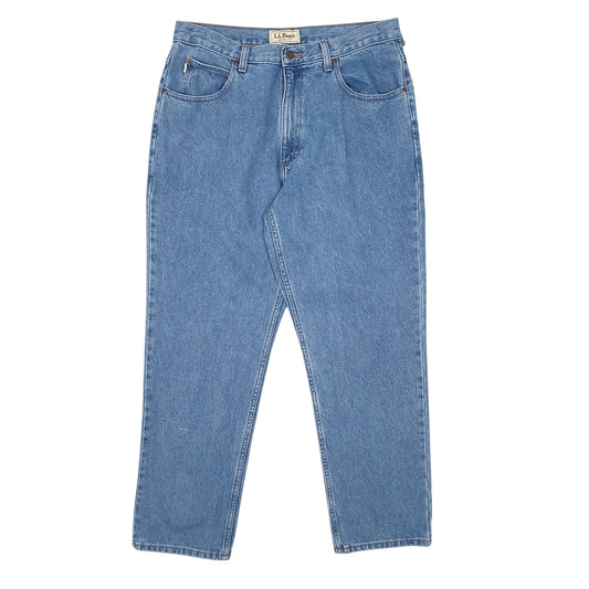 Mens Blue L.L.Bean Natural JeansW33 L29