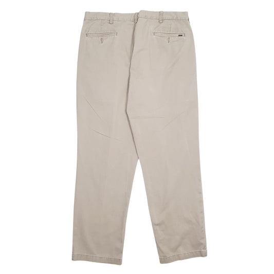 Mens Beige Polo Ralph Lauren Classic Fit Pleated Trousers