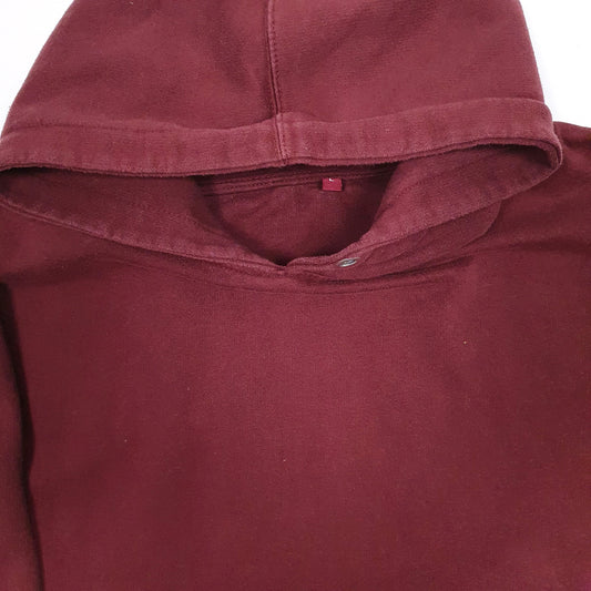 Mens Burgundy Route One Hoodie Jumper