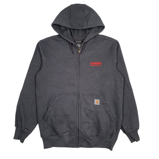 Mens Grey Carhartt Rain Defender Full Zip Jumper