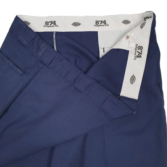 Mens Navy Dickies 874 Workwear Trousers