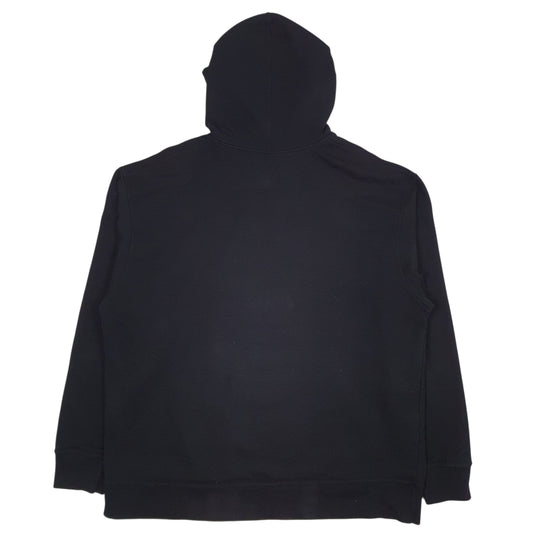 Mens Black Champion Spellout Hoodie Jumper