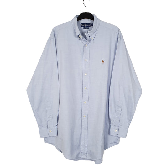 Mens Blue Ralph Lauren Long Sleeve Shirt