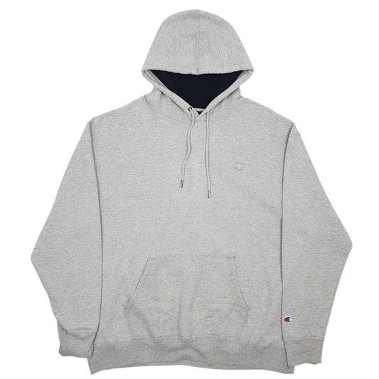 Mens Grey Champion Hoodie Jumper