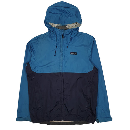 Mens Blue Patagonia Torrentshell Quarter Zip Coat