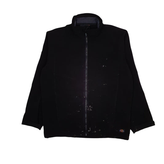 Mens Black Dickies Windbreaker Coat
