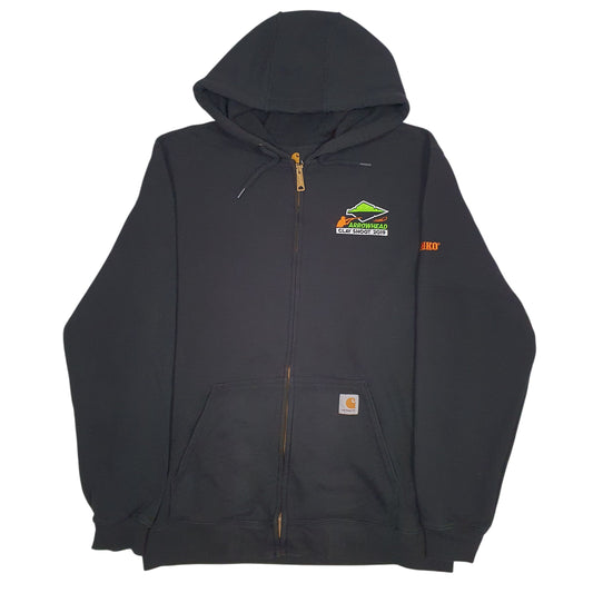 Mens Black Carhartt Full Zip Jumper
