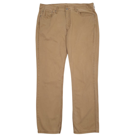 Mens Brown Levis 514 JeansW38 L32