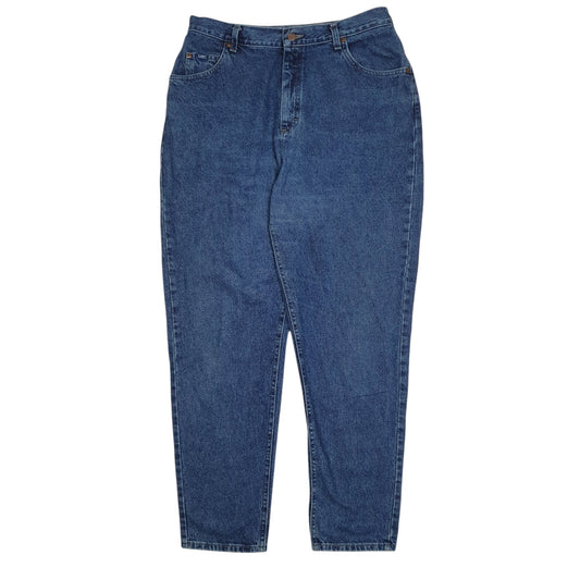Womens Blue Lee High Waisted JeansW32 L32