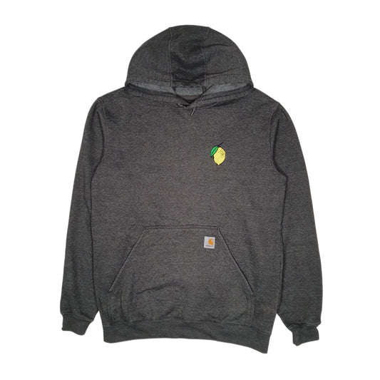 Mens Grey Carhartt Hoodie Jumper