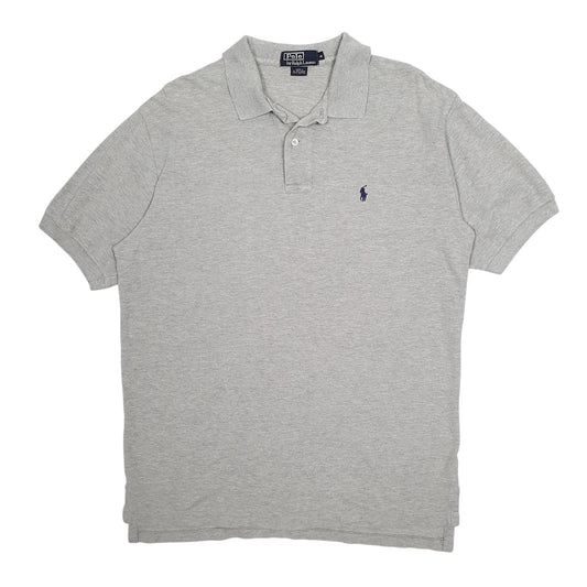 Mens Grey Polo Ralph Lauren Short Sleeve Polo Shirt