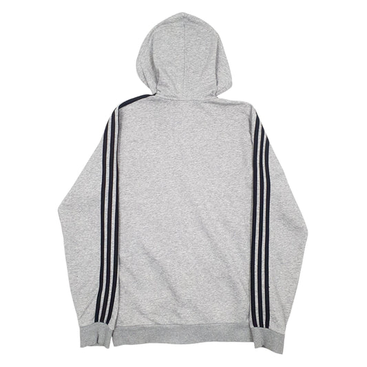 Mens Grey Adidas Full Zip Jumper