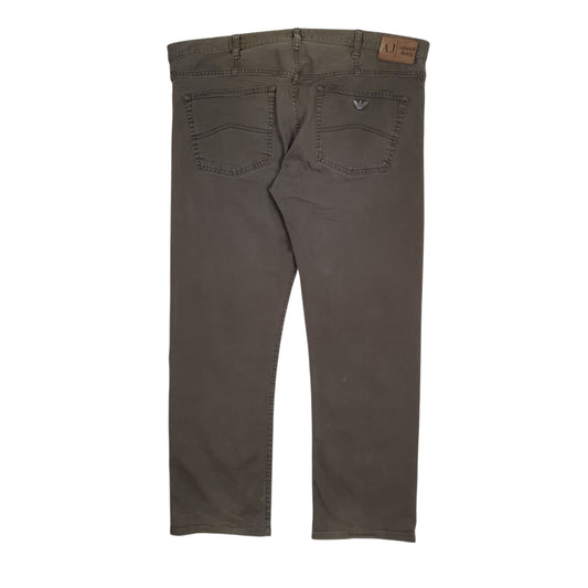 Mens Olive Armani Trousers