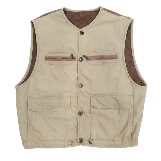 Mens Beige Unbranded Vest Coat