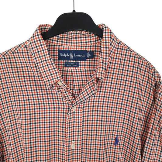 Mens Orange Ralph Lauren Shirt