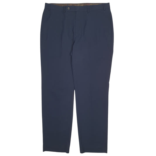 Mens Navy Ralph Lauren Formal Trousers