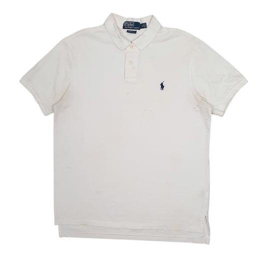 Mens White Polo Ralph Lauren Short Sleeve Polo Shirt