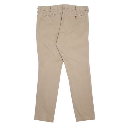 Mens Brown Polo Ralph Lauren Pima Cotton Trousers