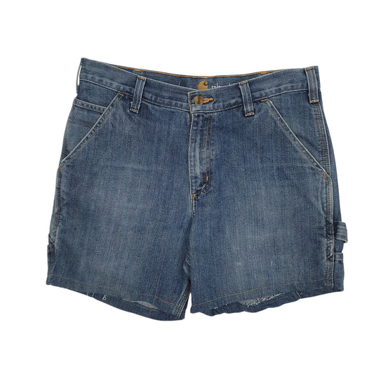 Mens Blue Carhartt Carpenter Denim Shorts