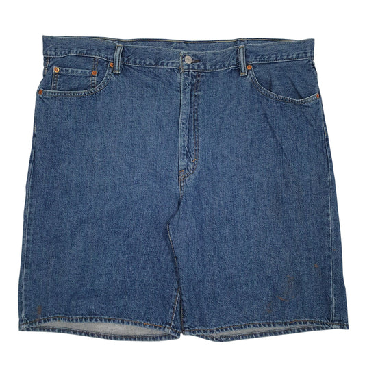 Mens Blue Levis 550 Relaxed Fit Denim Shorts