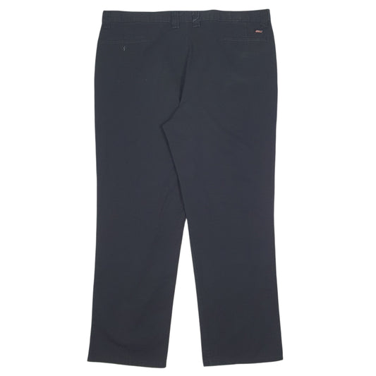 Mens Black Dickies Workwear Trousers