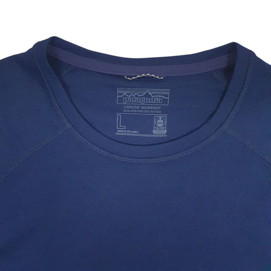 Mens Navy Patagonia Capilene T Shirt