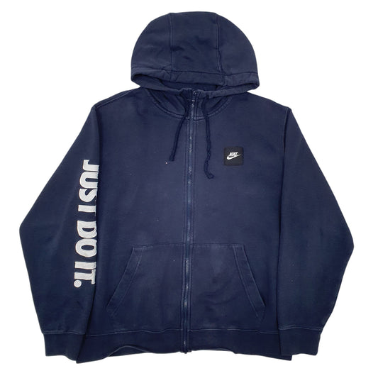 Mens Navy Nike Full Zip Jumper