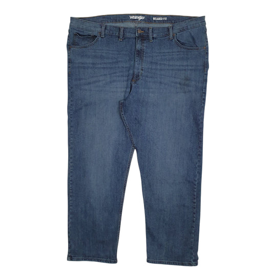Mens Blue Wrangler Casual JeansW46 L30
