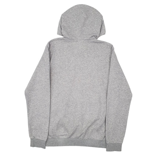 Mens Grey Adidas Spellout Hoodie Jumper