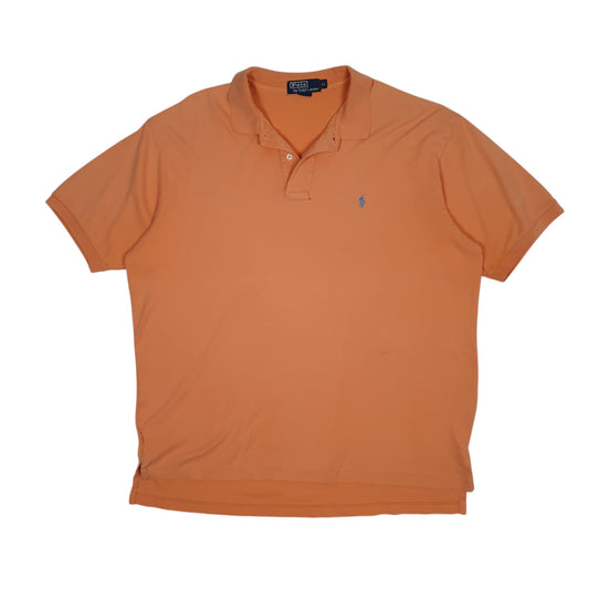 Mens Orange Polo Ralph Lauren Short Sleeve Polo Shirt