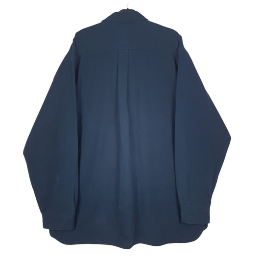 Mens Navy L.L.Bean Chamois Shirt