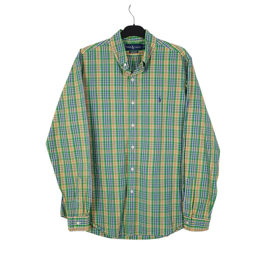 Mens Green Ralph Lauren Long Sleeve Shirt