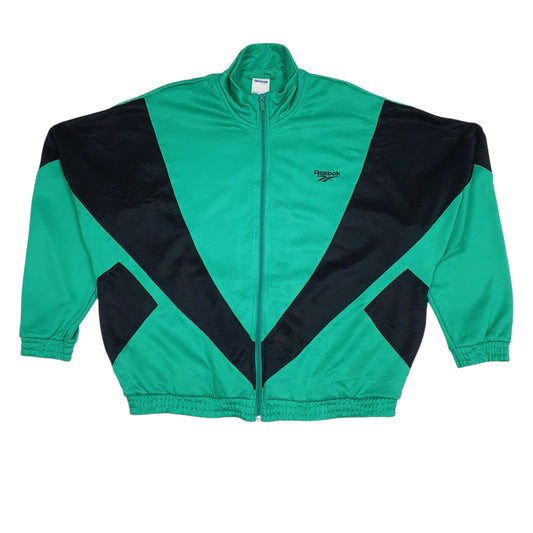 Mens Green Reebok Retro Coat