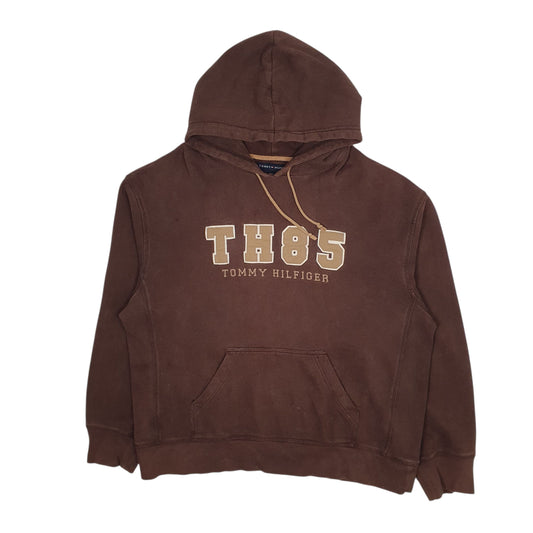 Mens Brown Tommy Hilfiger Hoodie Jumper