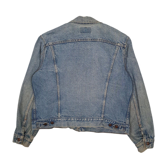 Mens Blue Levis Type 3 Trucker Vintage 1980s Coat