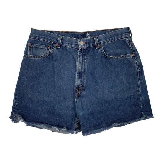 Mens Blue Levis Denim Shorts