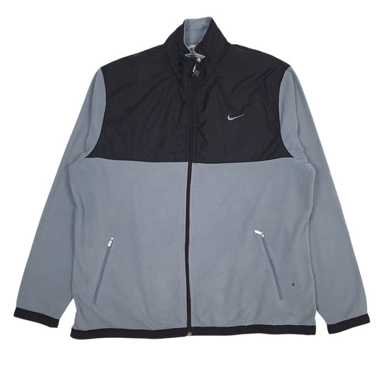 Mens Blue Nike Vintage 00s Full Zip Jumper