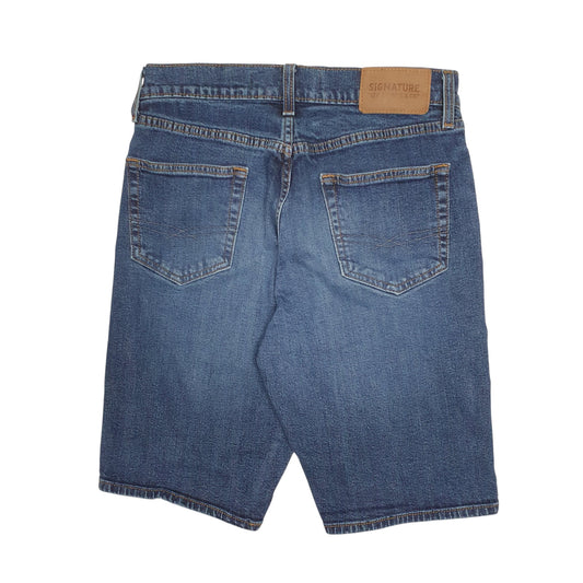 Mens Blue Levis Signature Stretch Shorts