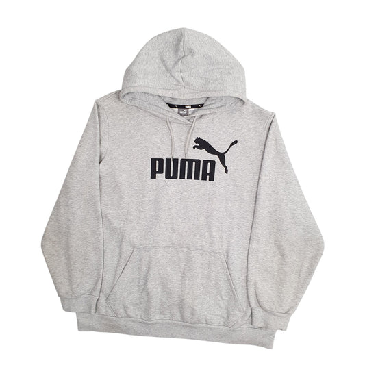 Womens Grey Puma Hoodie Jumper