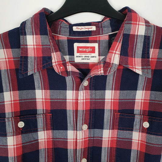 Mens Navy Wrangler Shirt