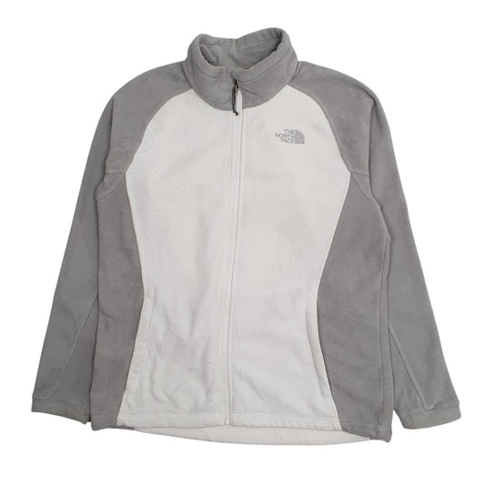 Mens White The North Face Full Zip Jumper