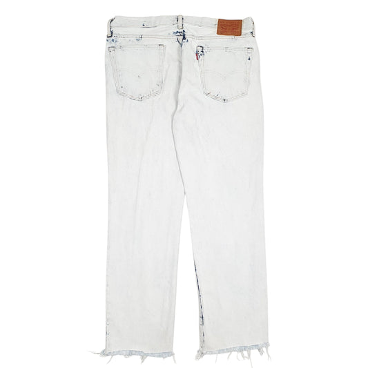 Mens White Levis Jeans