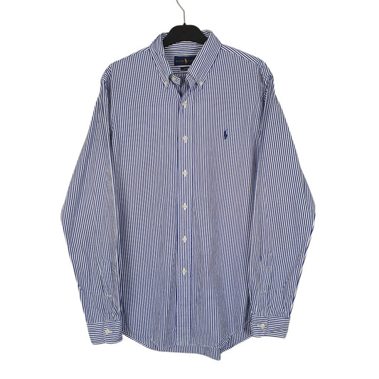 Mens Blue Ralph Lauren Long Sleeve Shirt