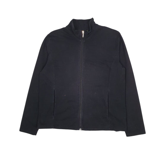 Womens Black Eddie Bauer Full Zip Jumper