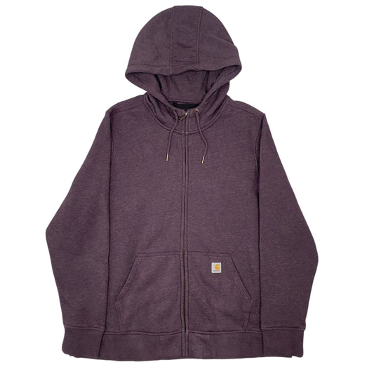 Womens Burgundy Carhartt Full Zip Jumper