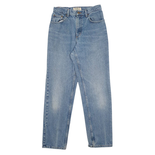 Womens Blue L.L.Bean Classic JeansW26 L30
