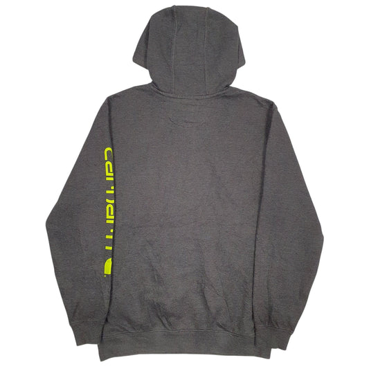 Mens Grey Carhartt Hoodie Jumper