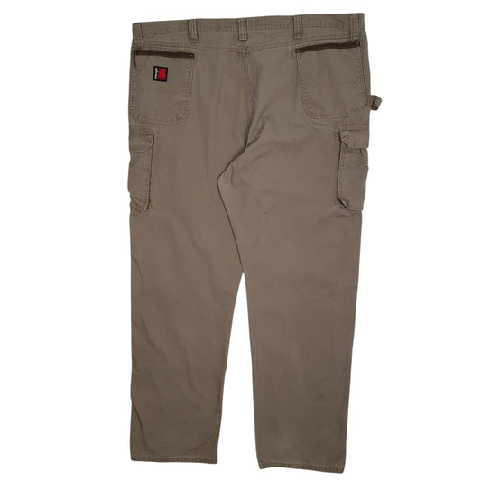Mens Beige Wrangler Riggs Workwear Trousers