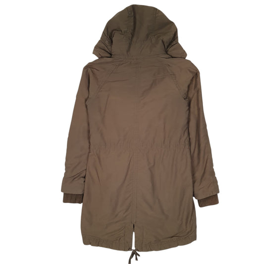 Womens Brown Tommy Hilfiger Hooded Longline Coat