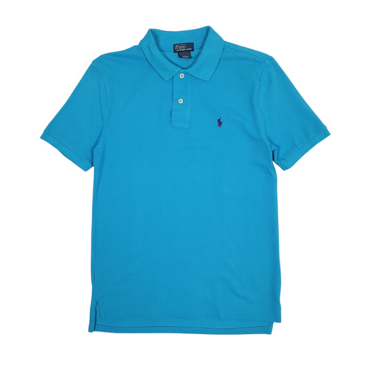 Mens Blue Polo Ralph Lauren Short Sleeve Polo Shirt